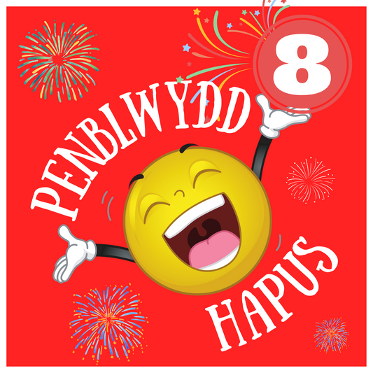 Penblwydd Hapus 8 | Cardiau.Cymru - Siop Y Pentan