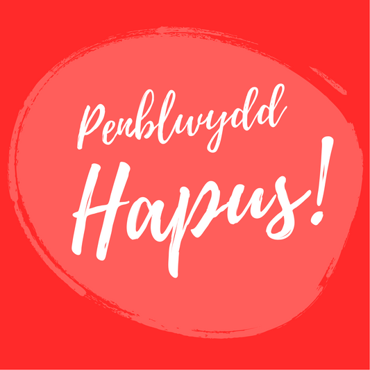 Pecyn o Gardiau Penblwydd (6) - Siop Y Pentan