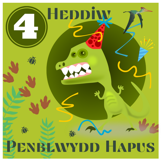 Penblwydd Hapus 4 | Cardiau.Cymru - Siop Y Pentan
