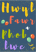 Hwyl Fawr a Phob Lwc (A5) | Cardiau.Cymru - Siop Y Pentan