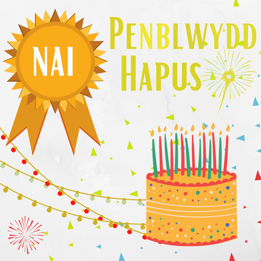 Penblwydd Hapus Nai | Cardiau.Cymru - Siop Y Pentan