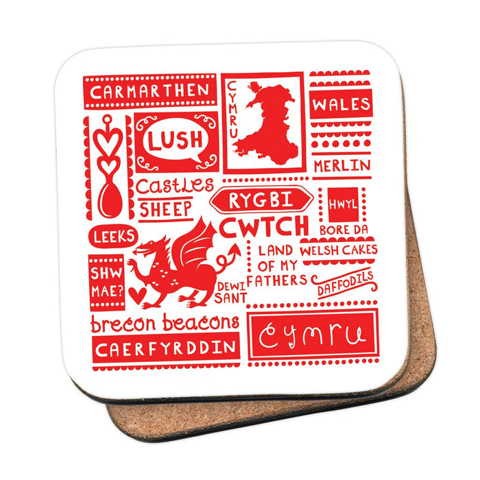 History and Culture of Carmarthen Print, Cushion Plus - Siop Y Pentan