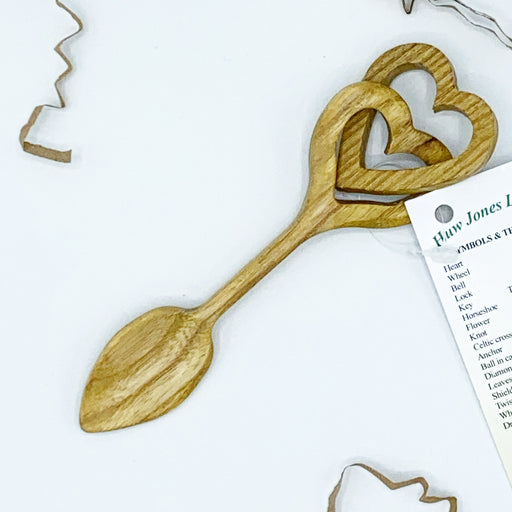 Llwy Garu Ioan Thomas | Welsh Lovespoon - Siop Y Pentan