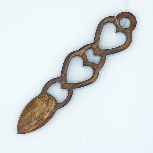 Llwy Garu Ioan Thomas | Welsh Lovespoon - Siop Y Pentan