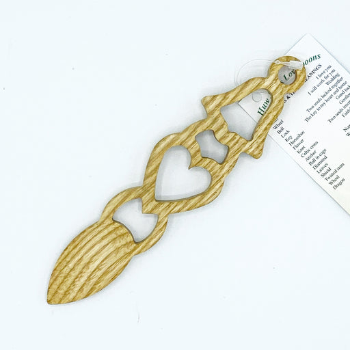 Llwy Garu Ioan Thomas | Welsh Lovespoon - Siop Y Pentan