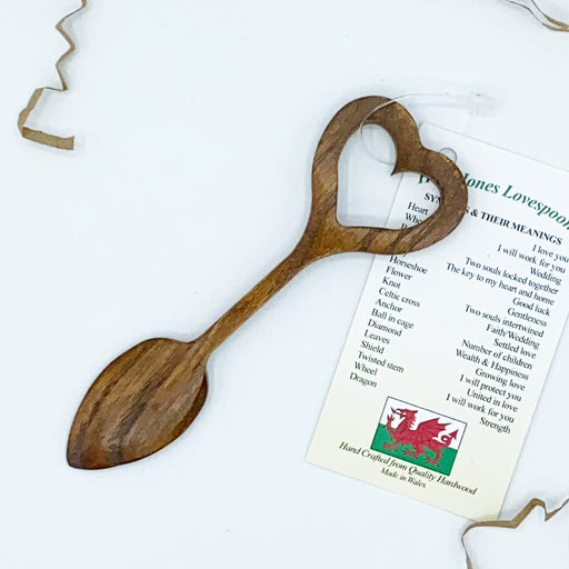 Llwy Garu Ioan Thomas | Welsh Lovespoon - Siop Y Pentan