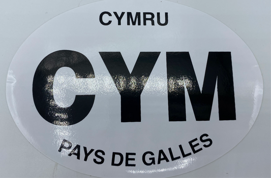 Sticer Car | Welsh Car Sticker - Siop Y Pentan